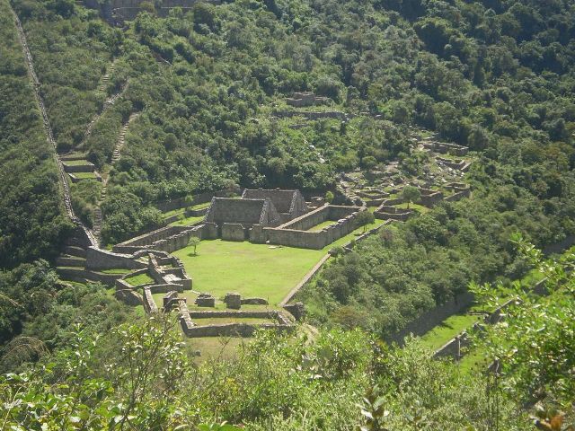 Vista de Choquequirao desde lo alto